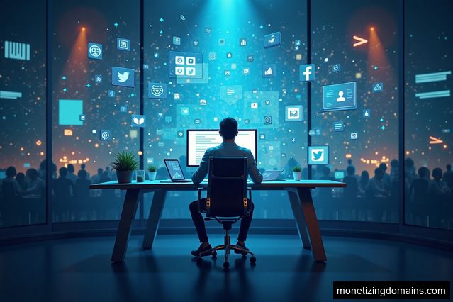 Harnessing Social Media for Domain Affiliate Marketing